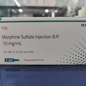 Sterile glassampuller med Morfin injeksjon 10 mg/ml for sikker og diskret levering i hele Norge.