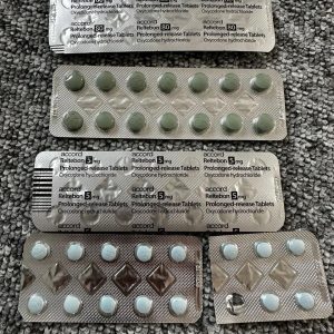Pakke med OxyContin Oksykodon depottabletter